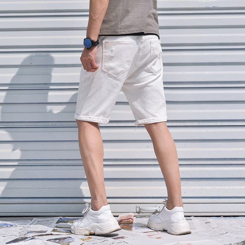 Men's Straight Denim Shorts