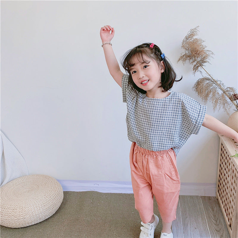 Girls Cotton Trousers