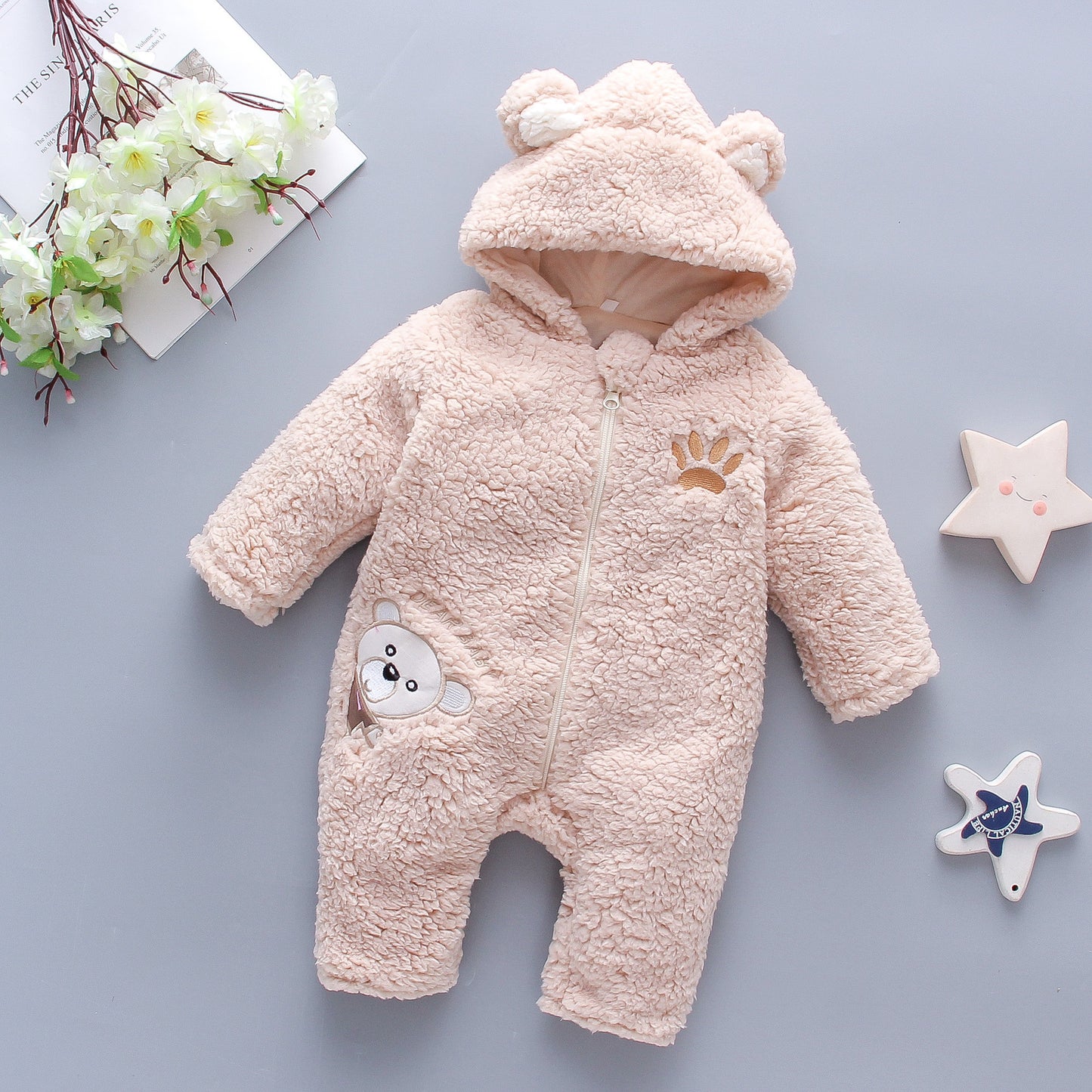 Unisex Dear Baby Cotton Romper