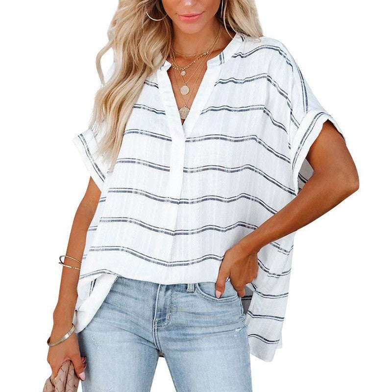 Women Short Sleeve Pullover Shirt