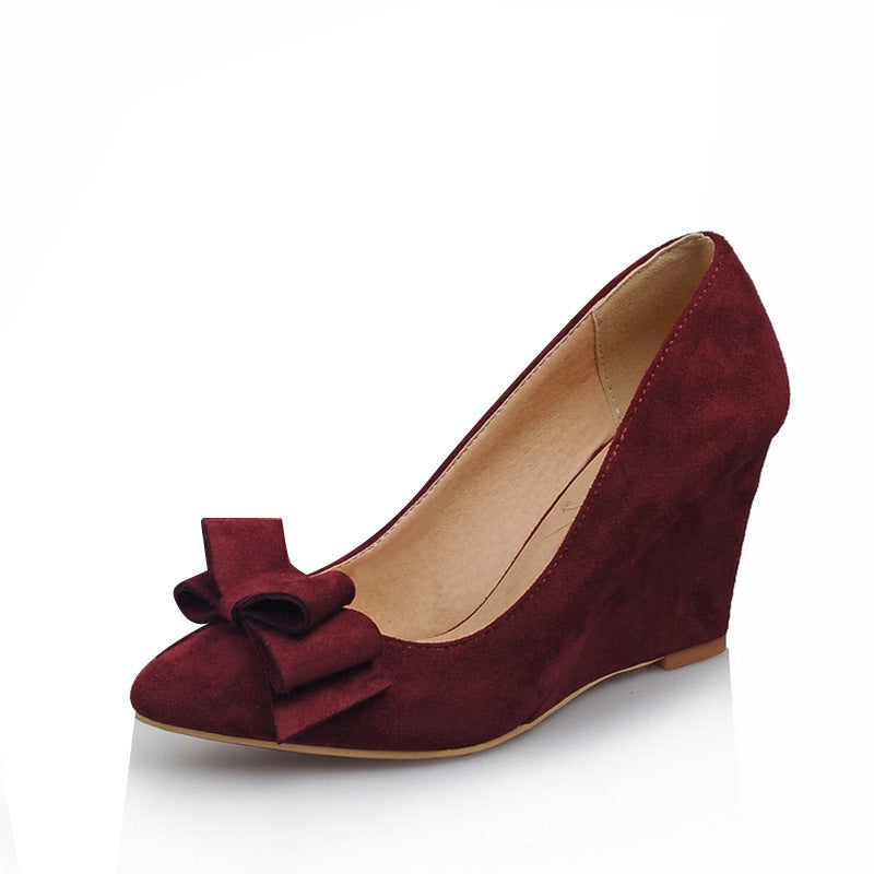 Frosted Bow High Heels