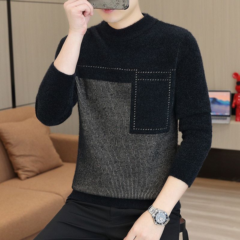 Men's Half Collar Sweater (Also in Plus Size)