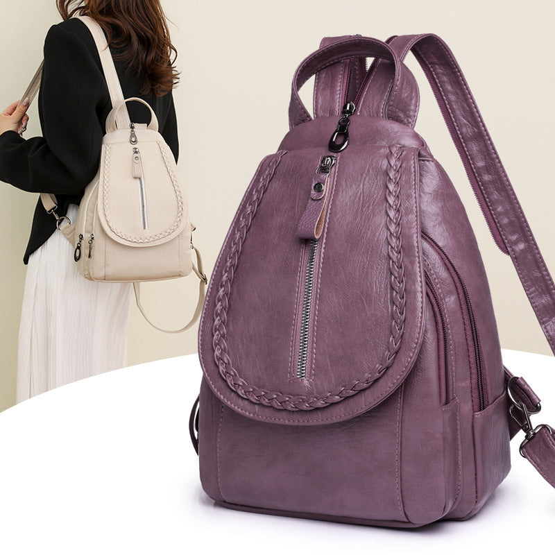 Soft Leather Backpack