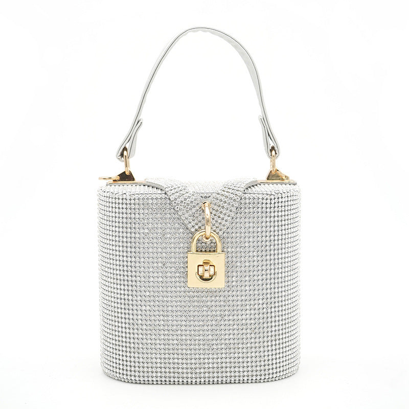 Portable Diamond Bucket Bag