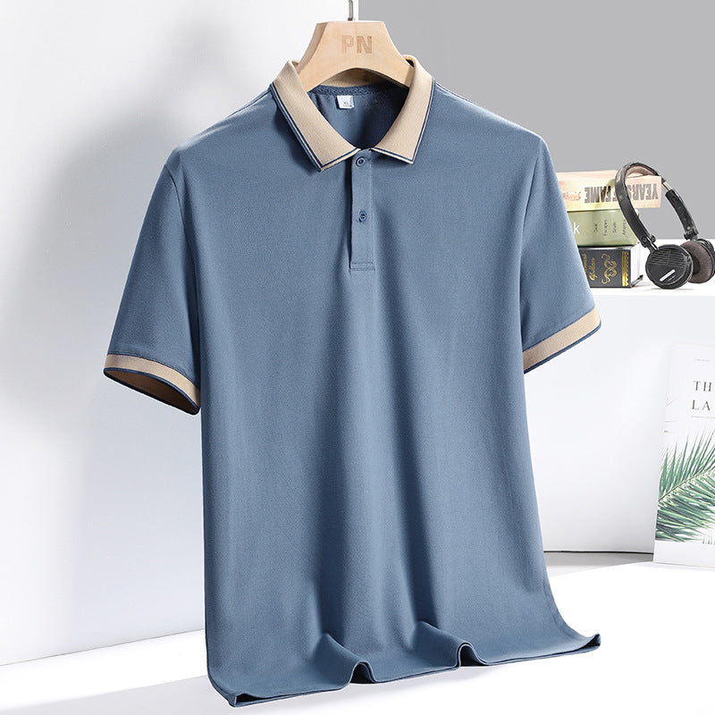 Men's Ice Silk Business Casual Short Sleeve