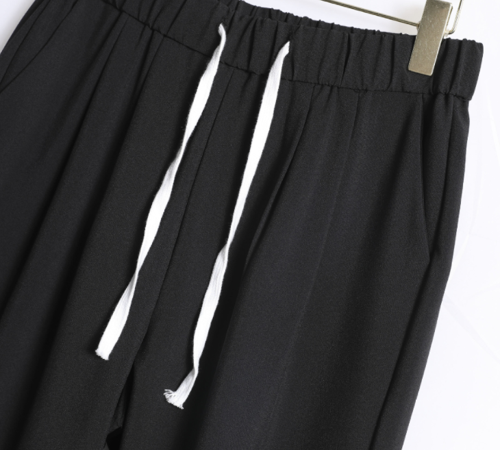 Men's Pleated Straight Pants