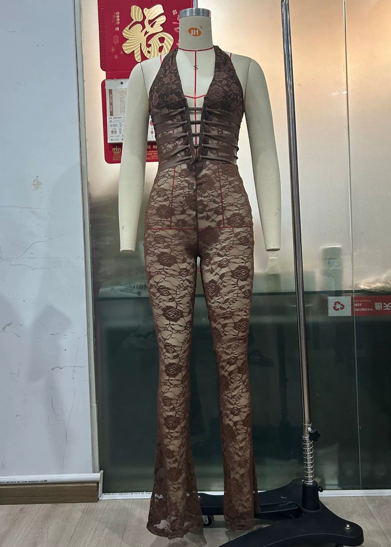 Women's Halter Fitted Jumpsuit
