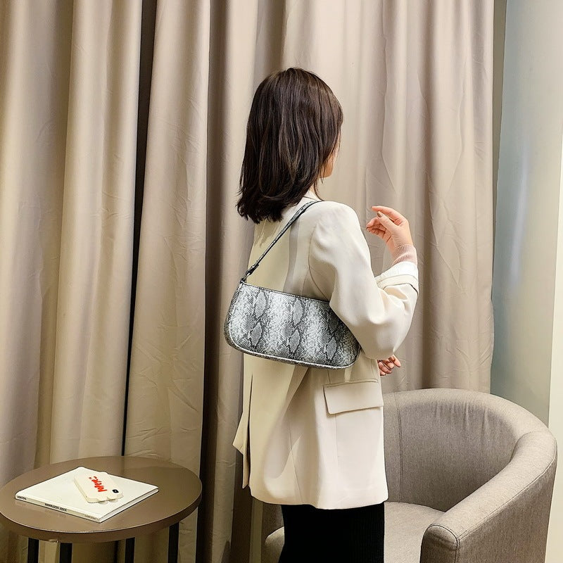 Women's Serpentine Underarm Purse