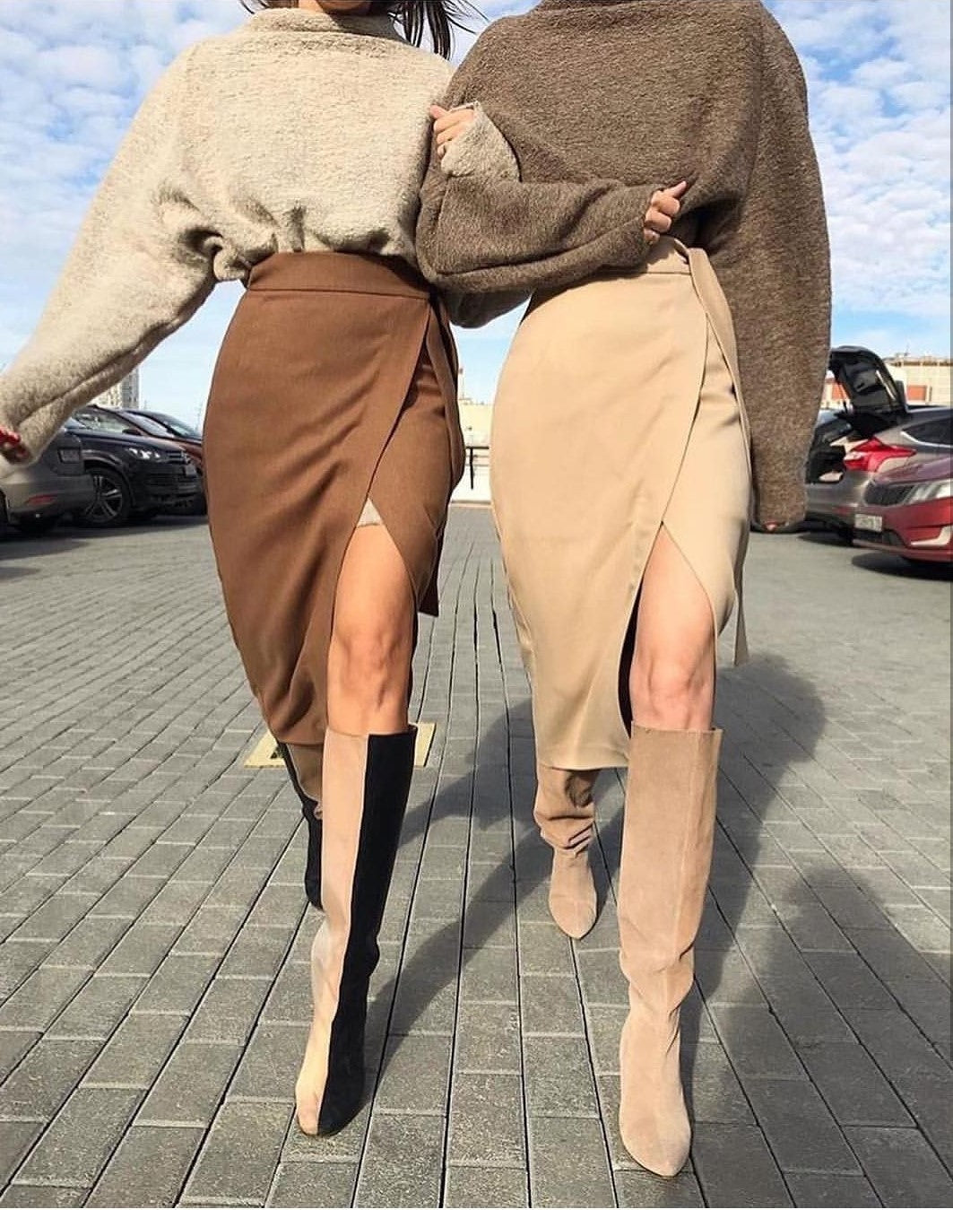 Long Wrap Skirt