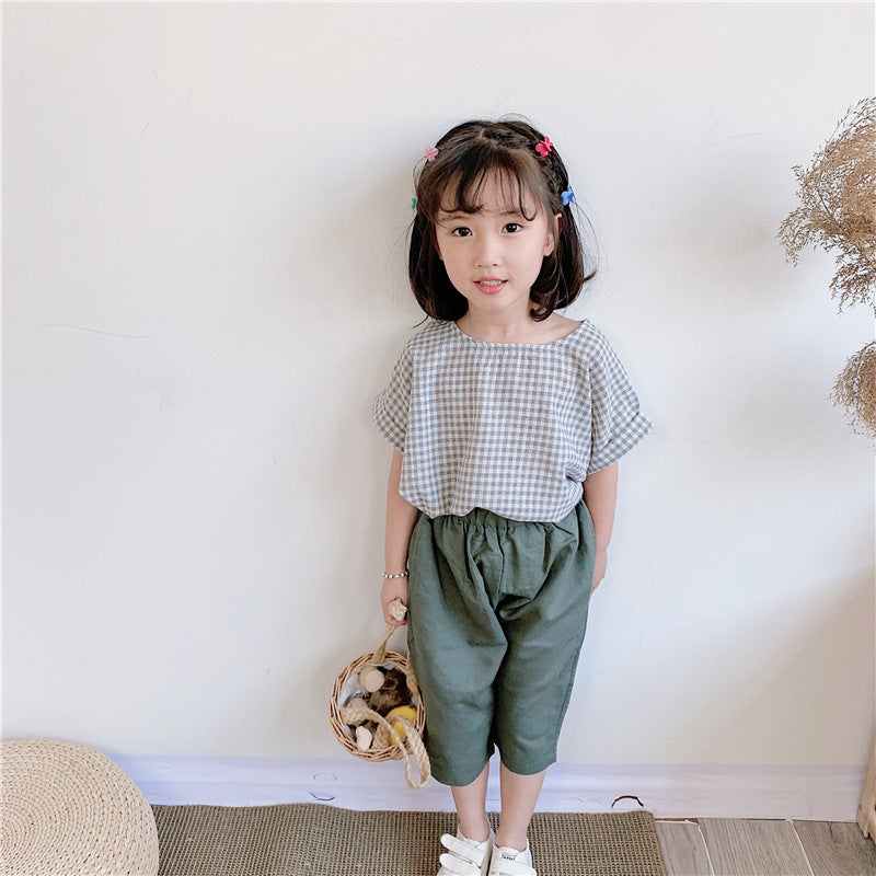 Girls Cotton Trousers