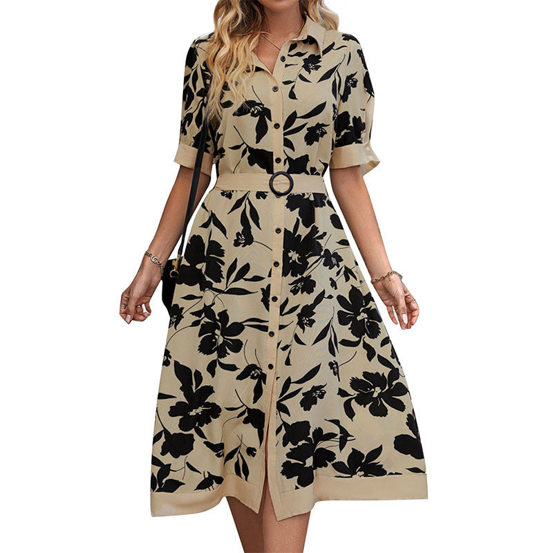 Ladies Classic Printed Dress