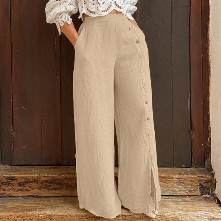 Wide Leg Ubran Trousers