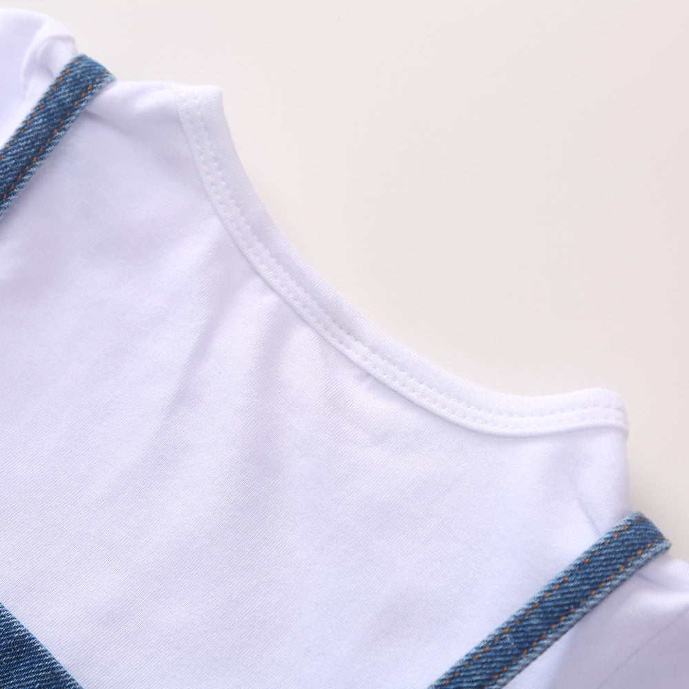 Irregular Denim Tunic