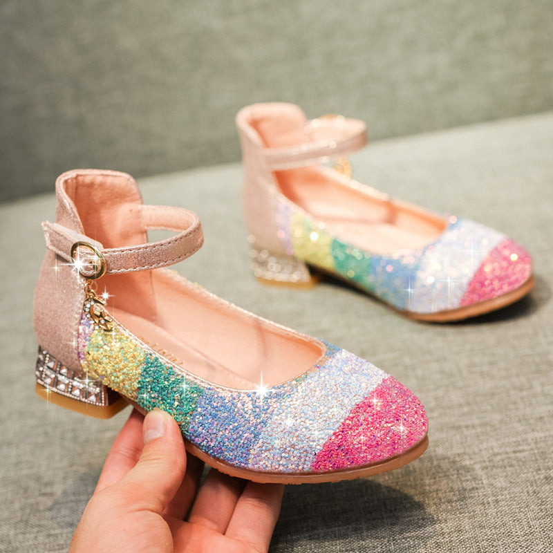 Children's Rainbow Crystal Flats