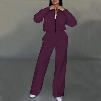 Women's Wide Leg Sports Suits