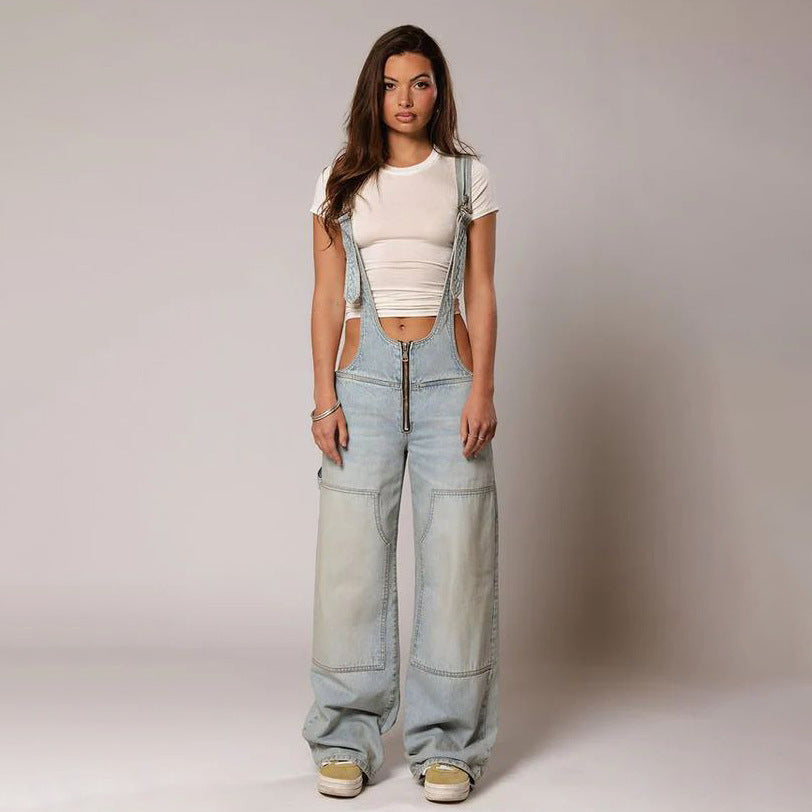 Y2K Denim Overalls