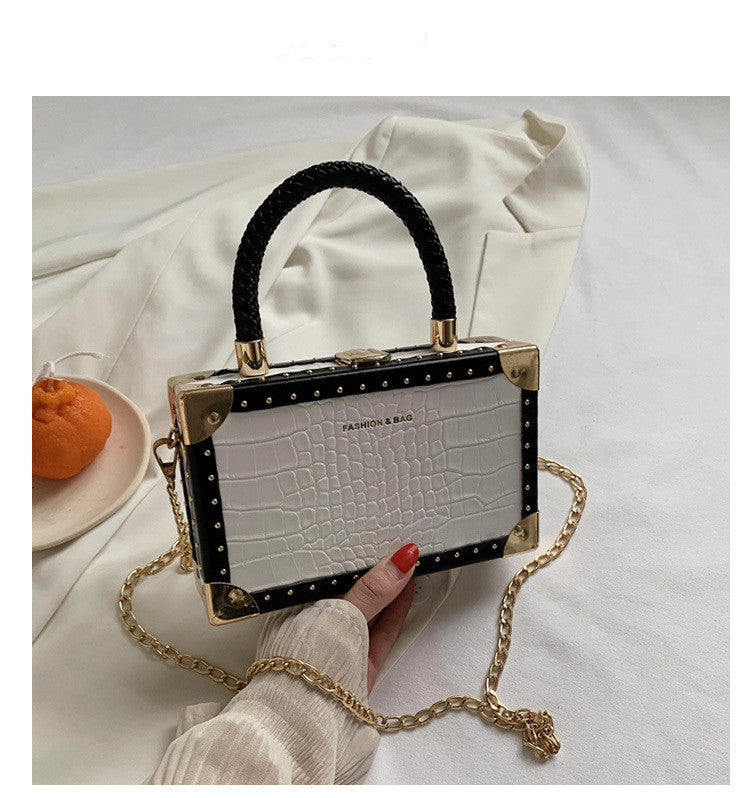 Retro Pattern Box bag