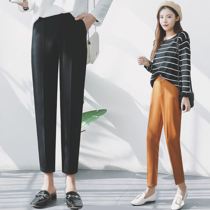 Ladies Elastic Waist Trousers