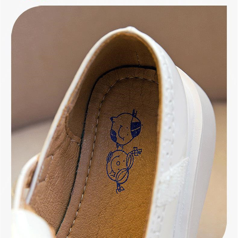 Chrildren's Black Leather Loafer