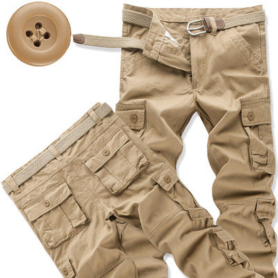 Multi-pocket Cargo Trousers