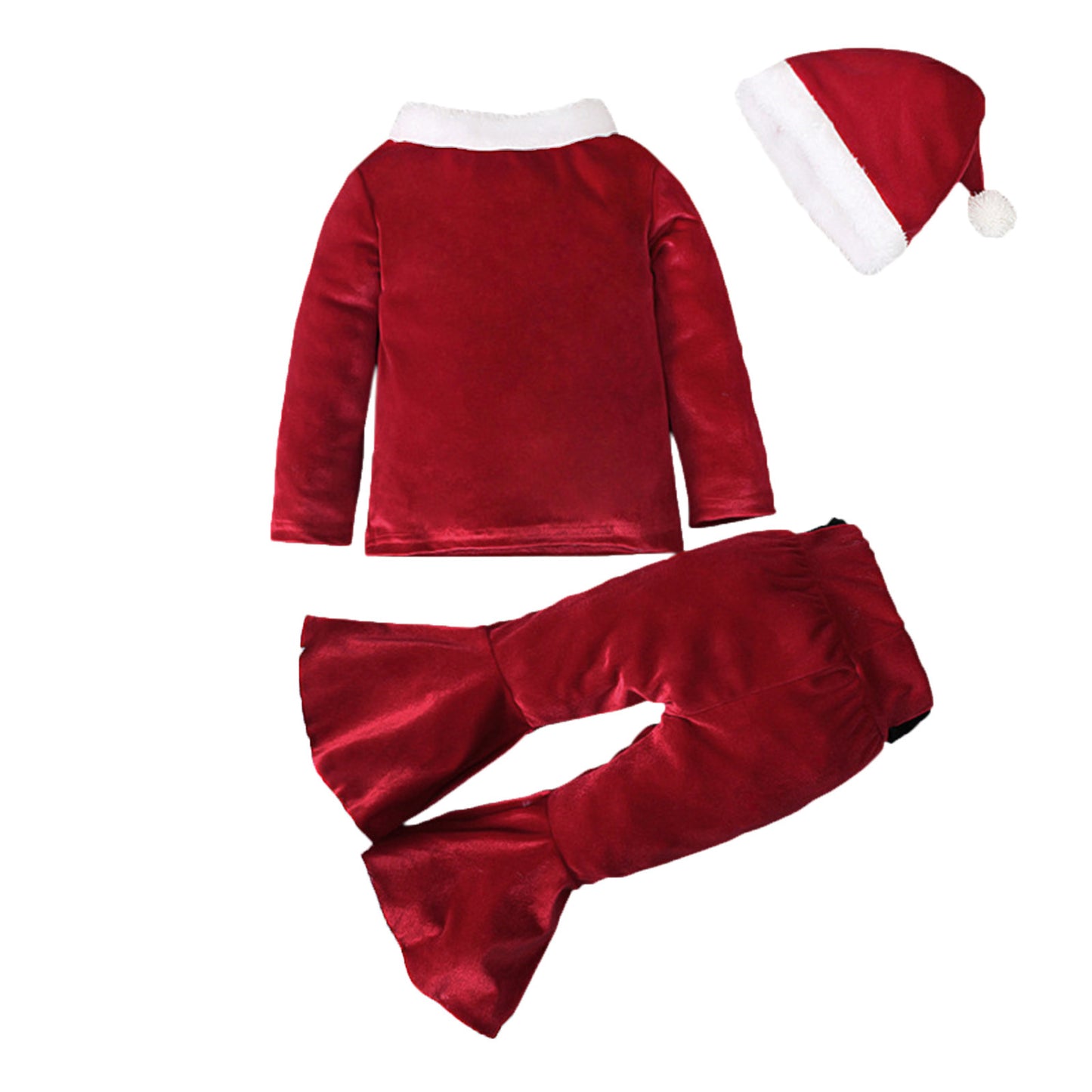 Kids Christmas Bell Bottoms 3-pcs