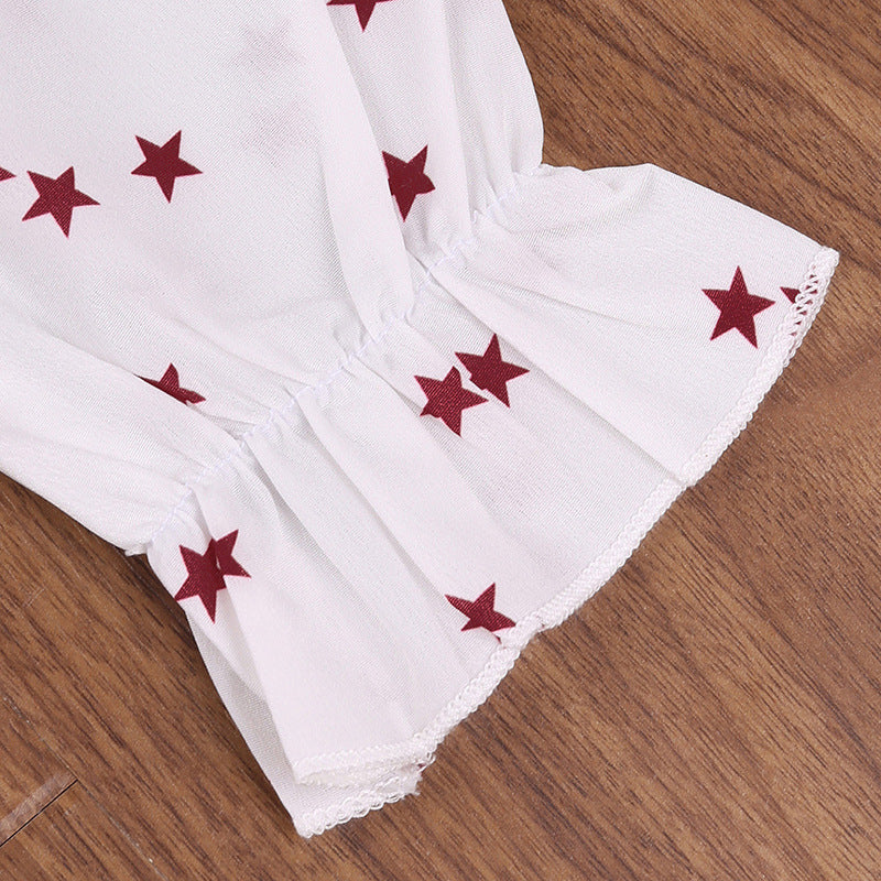 Girl's 2 Pcs Culotte Set