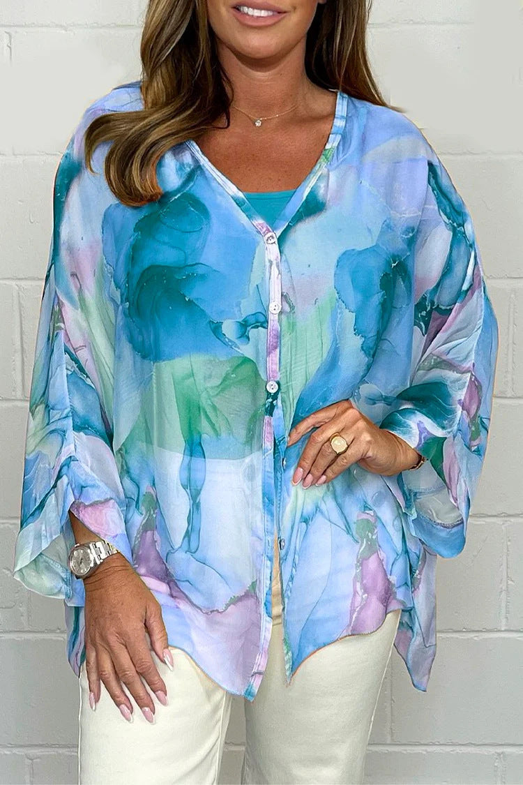 Floral Chiffon Shirt