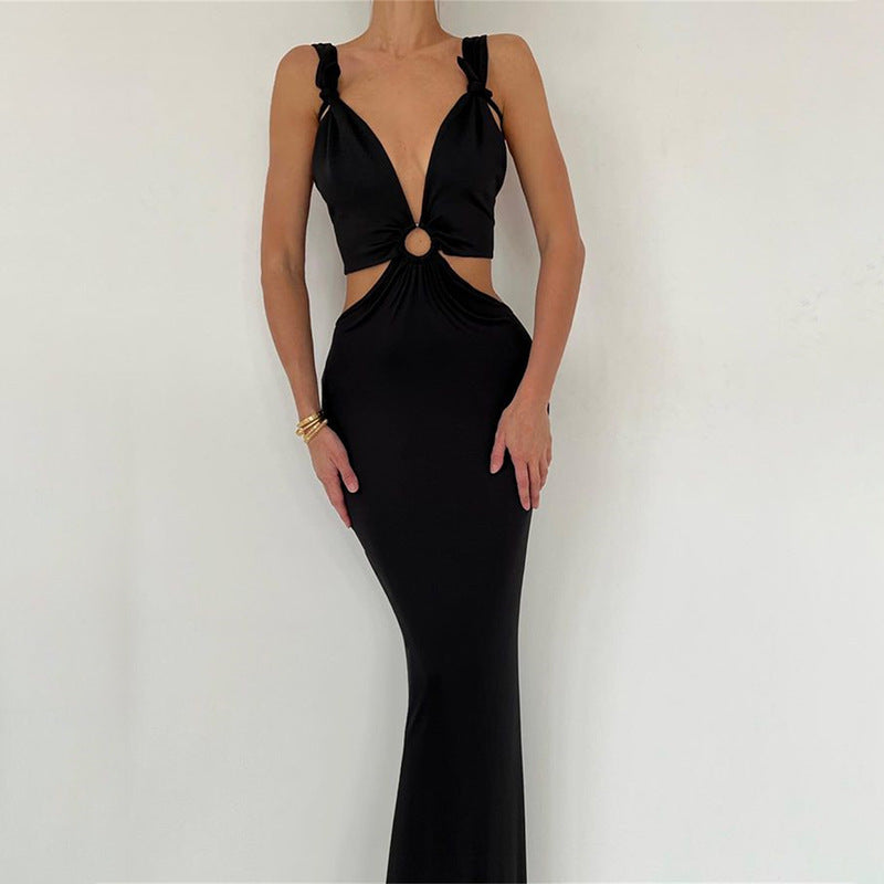 Women's Backless Long Dress