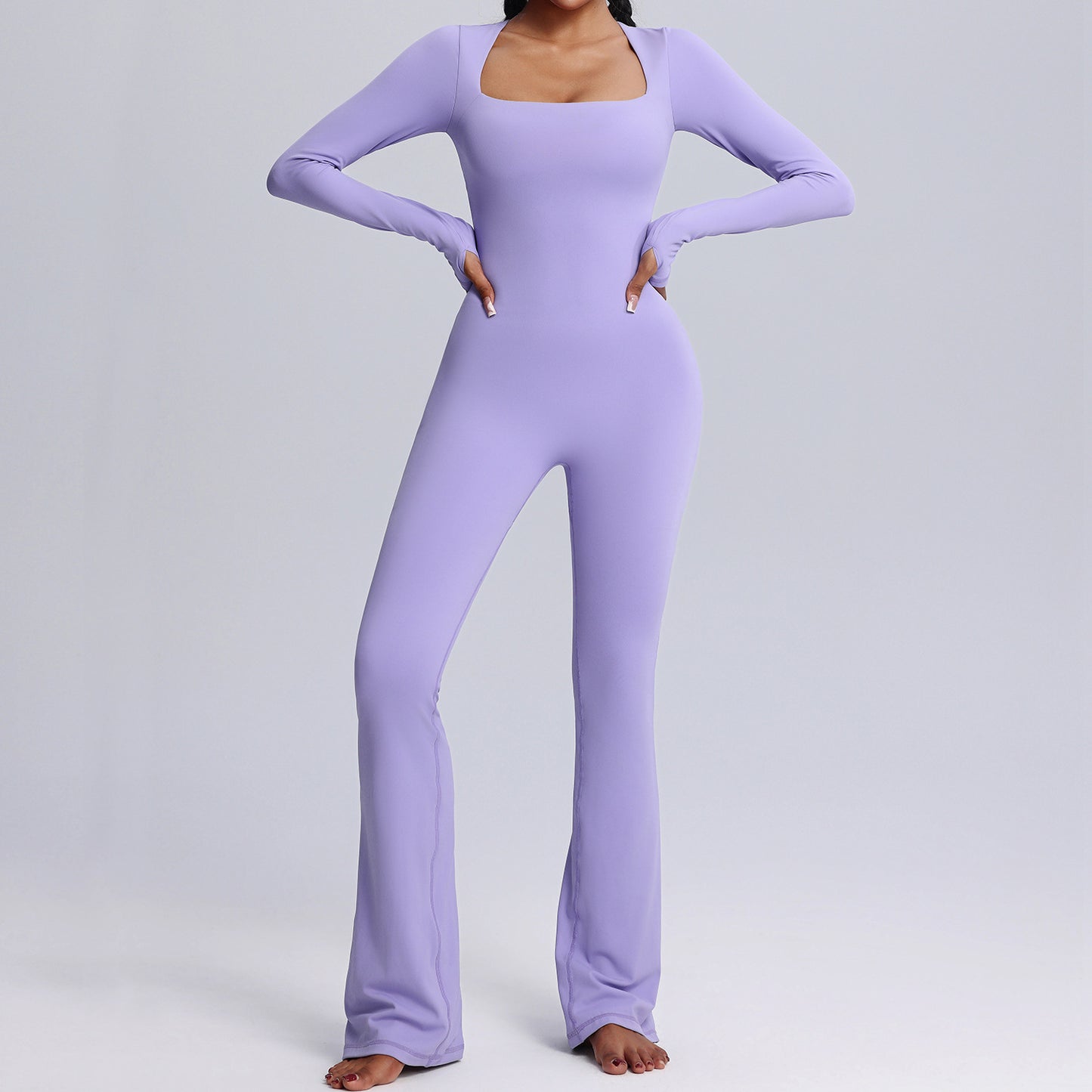 Yoga Fitness Flared Bodysuit