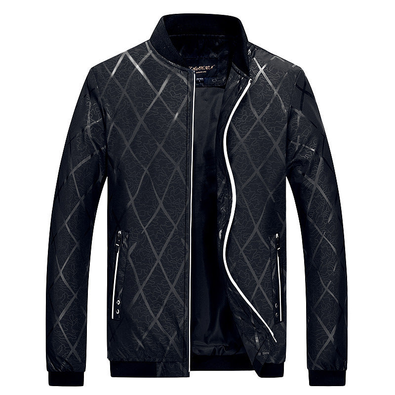 Men's Baseball Collar Jacket