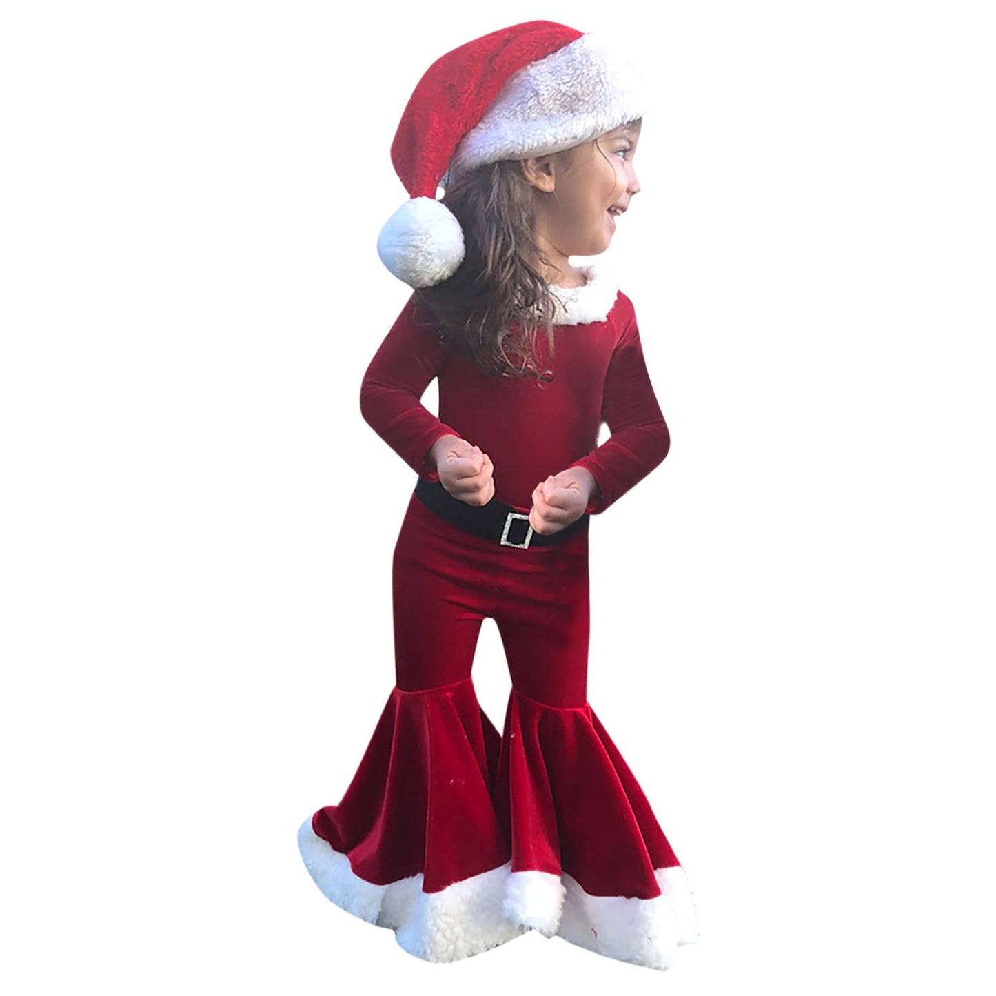 Kids Christmas Bell Bottoms 3-pcs