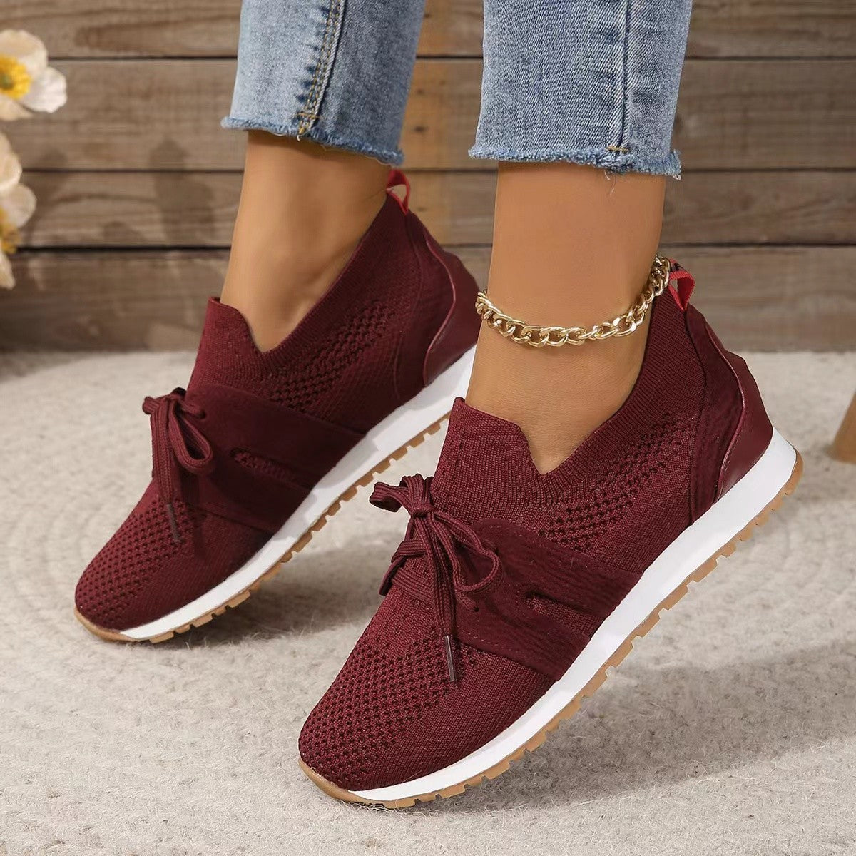 Breathable Walking Wedges Shoes