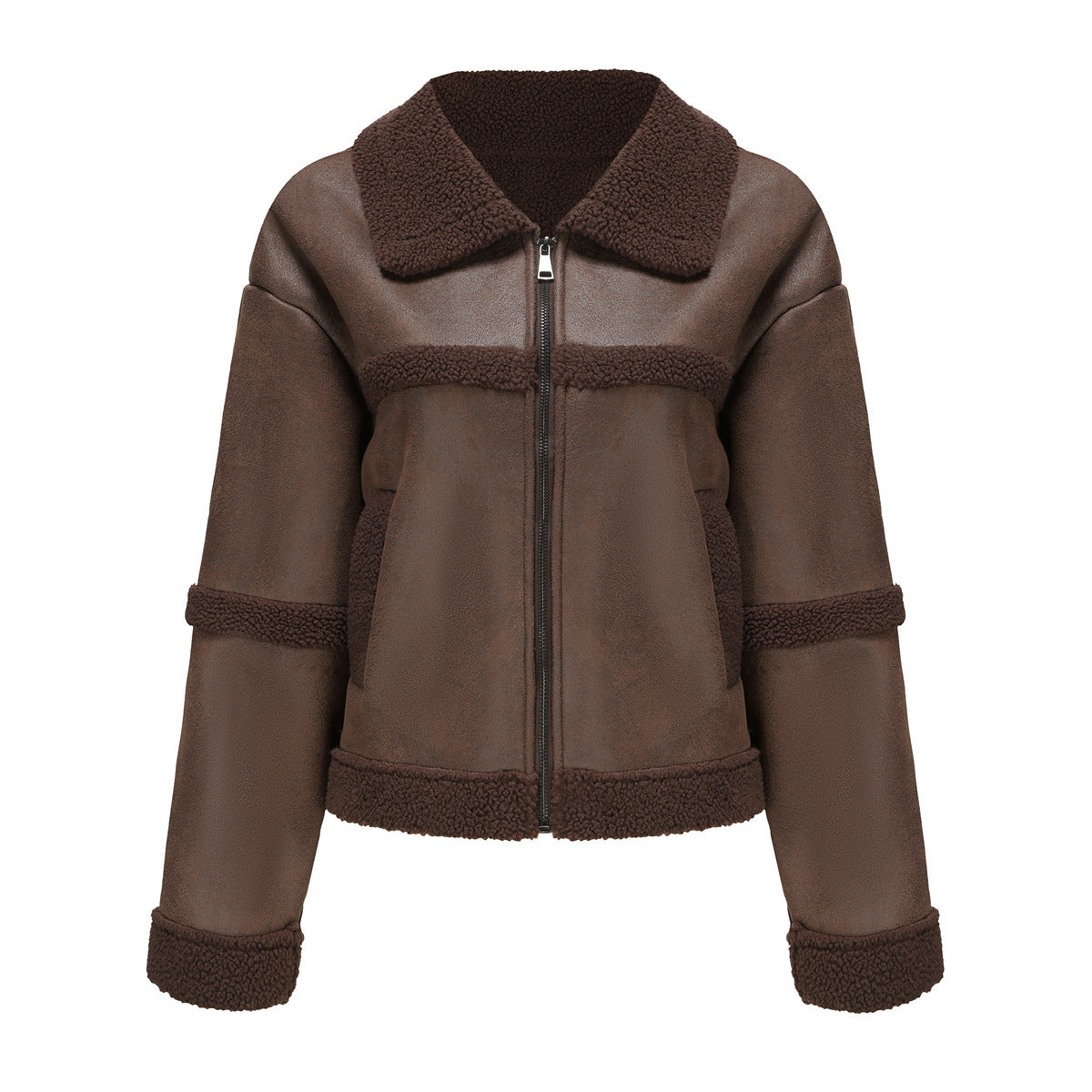 Women's Suede Fleece Jacket