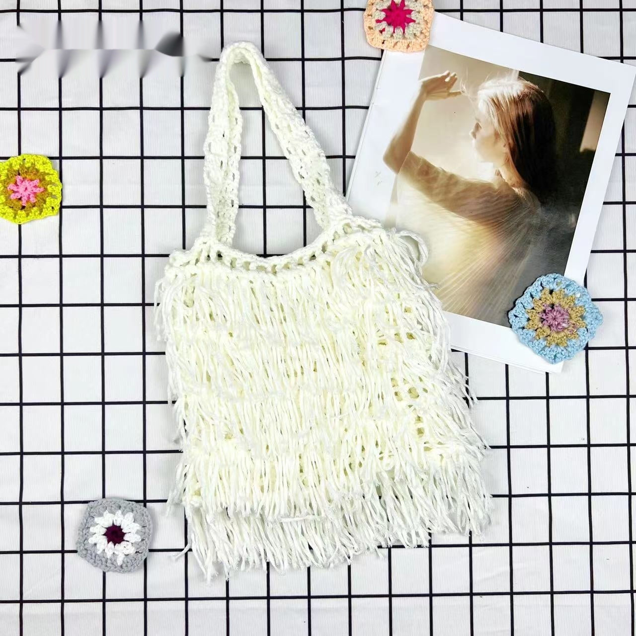 Ethnic Handmade Tassel Bag