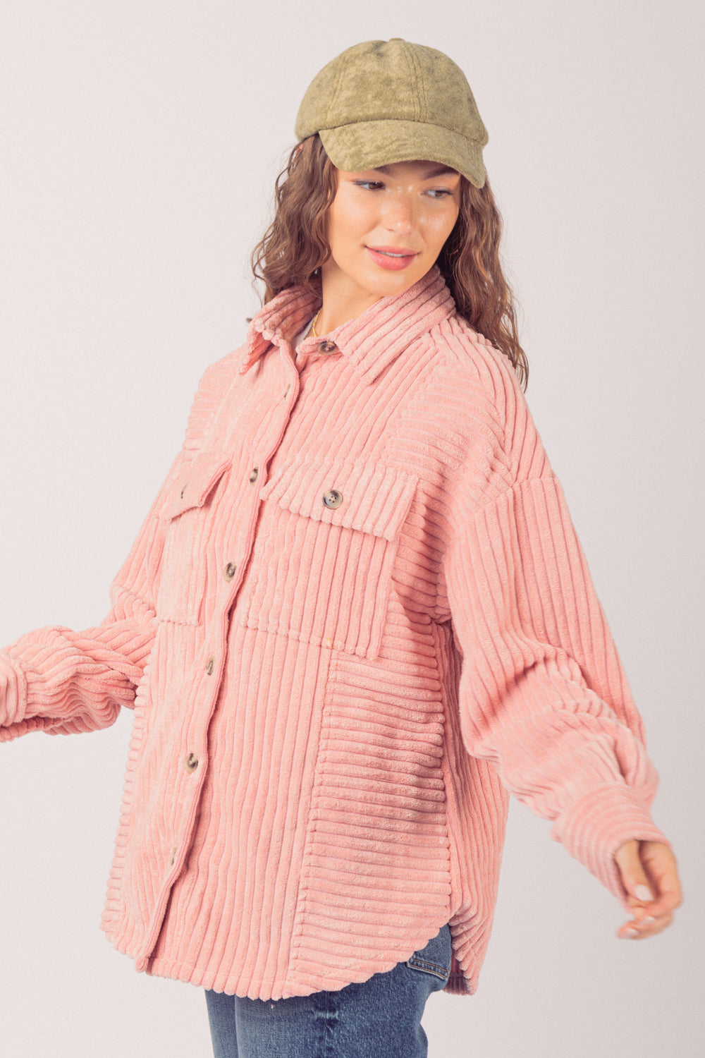 Women's Oversize Shirt Jacket