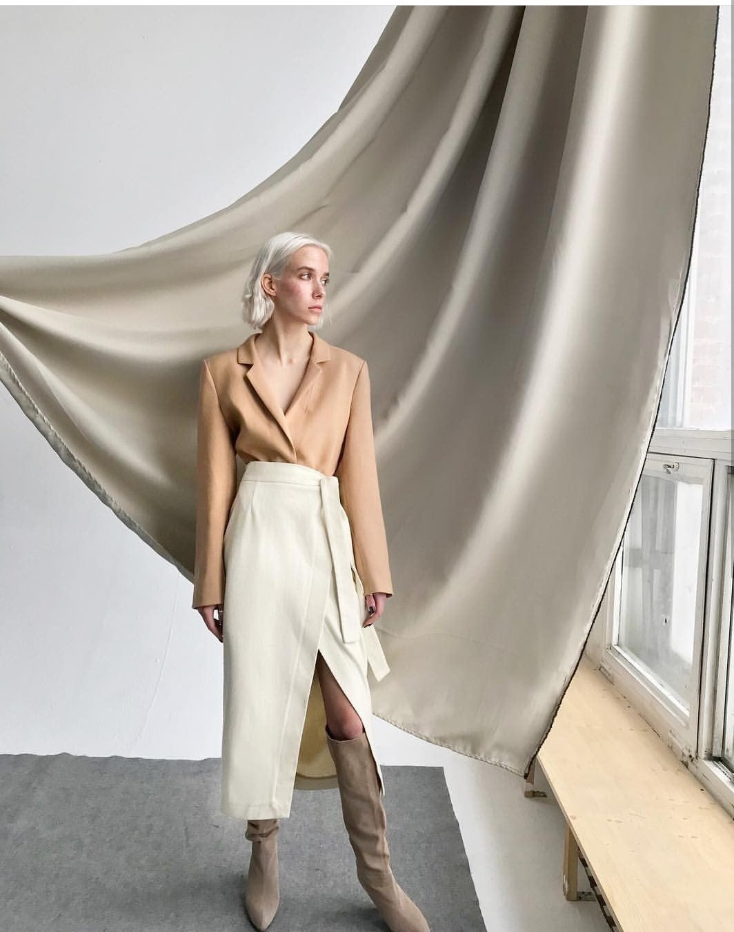 Long Wrap Skirt