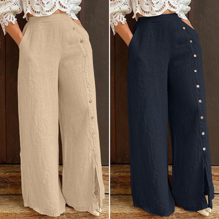 Wide Leg Ubran Trousers