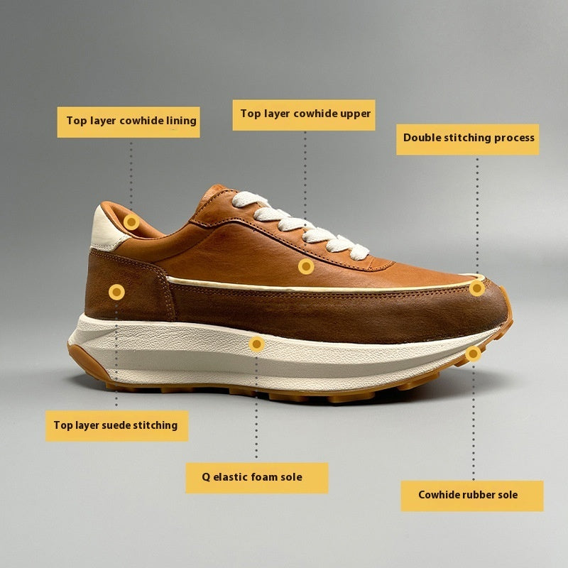 Men's Genuine Leather Throwback Shoes