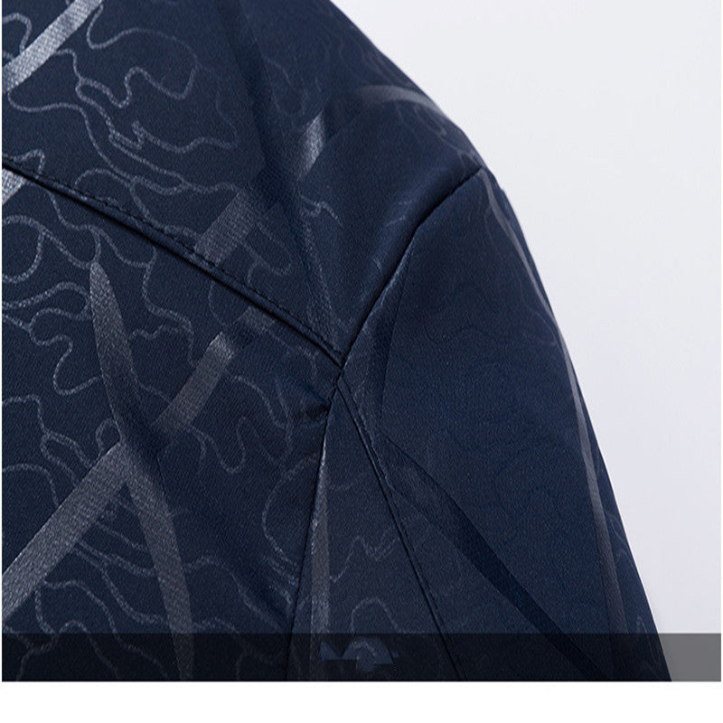 Men's Baseball Collar Jacket