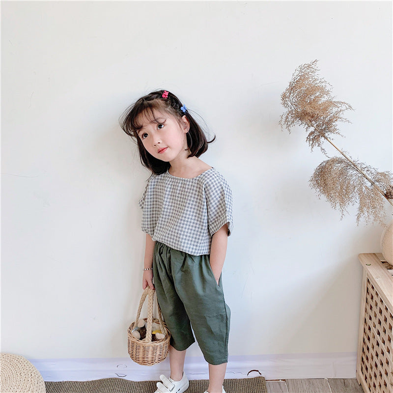 Girls Cotton Trousers