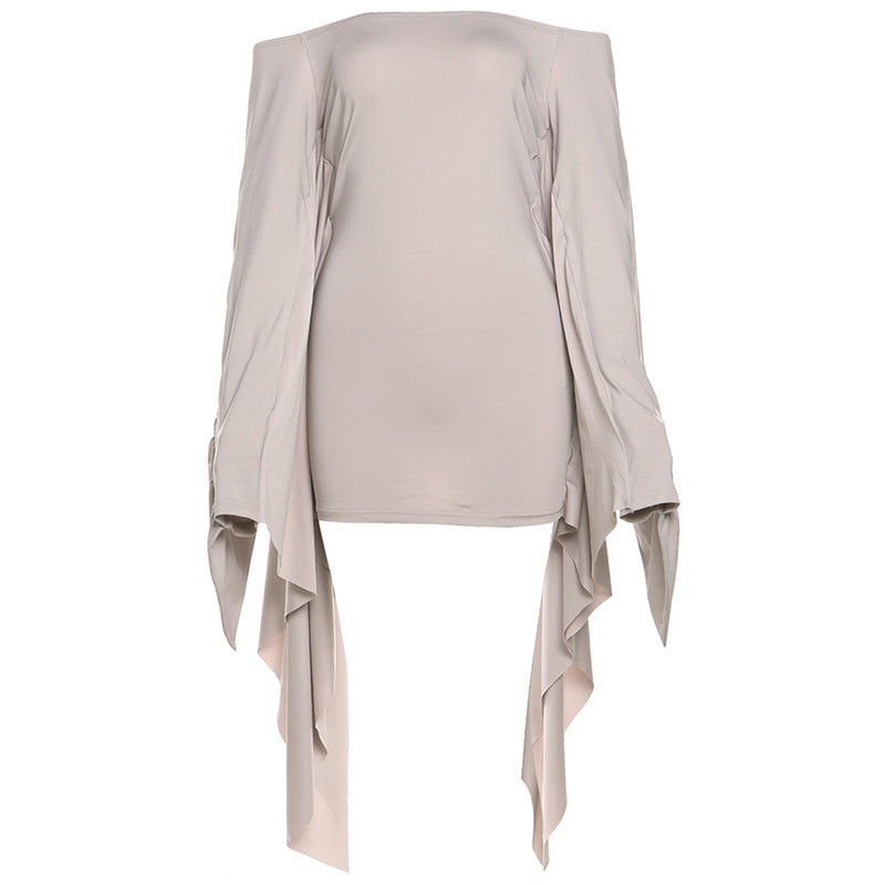 Women's One-shoulder Fitted Dress