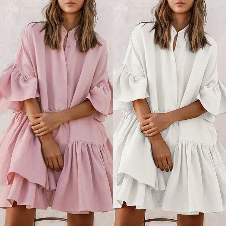 Two Sister Rabbit Fur Dress