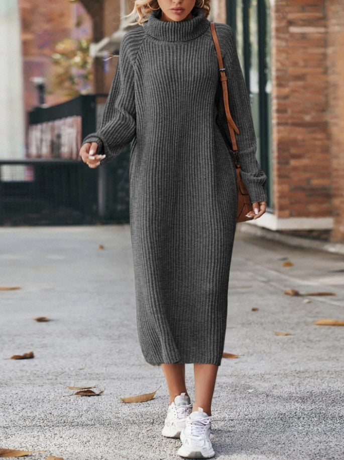 Women's Turtleneck Sweater Dress