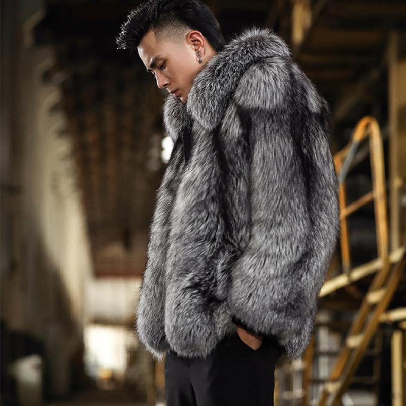 Men's Fox Fur Jacket
