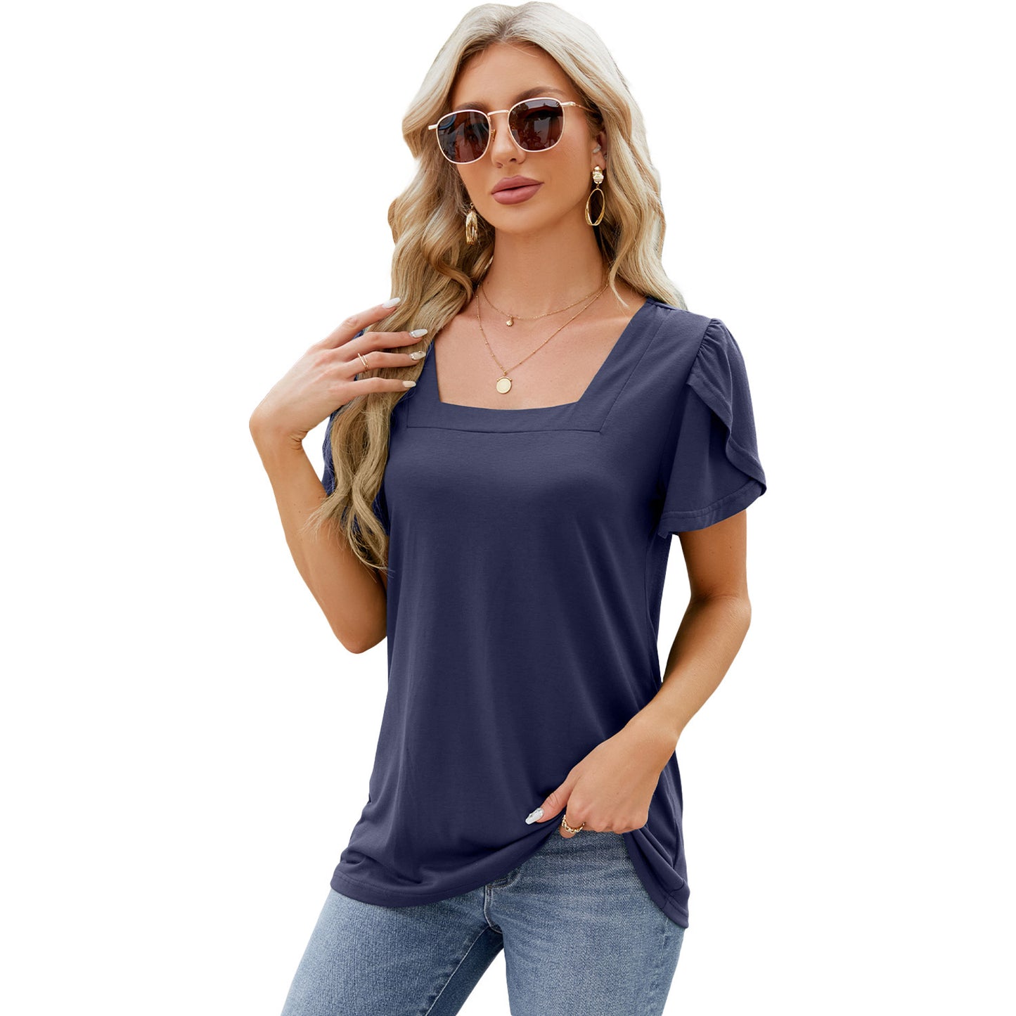 Bohemian Petal Sleeve T-shirt