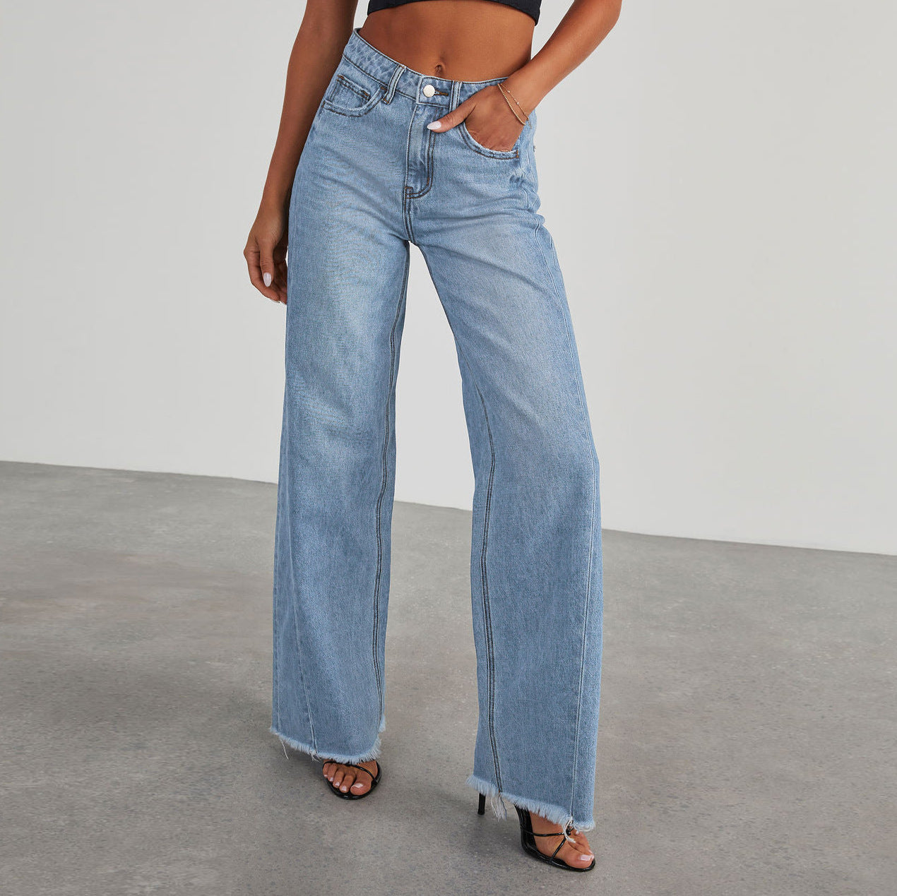 Slim Fit High Waist Jeans
