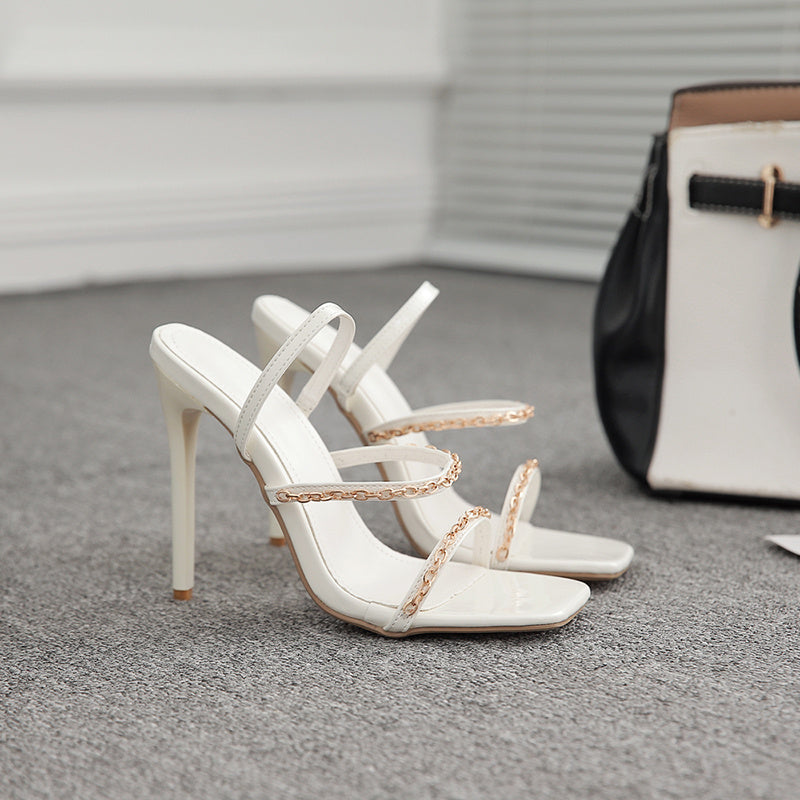 Women's Roman Sandals Stiletto Heels