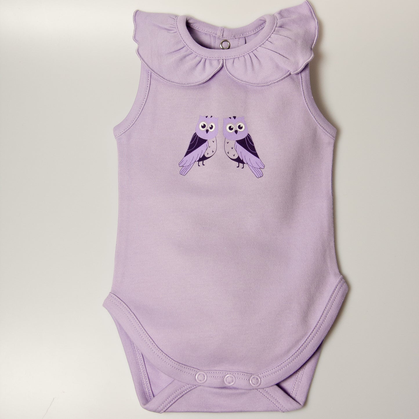 Baby Girl Ruffled Collar Bodysuit