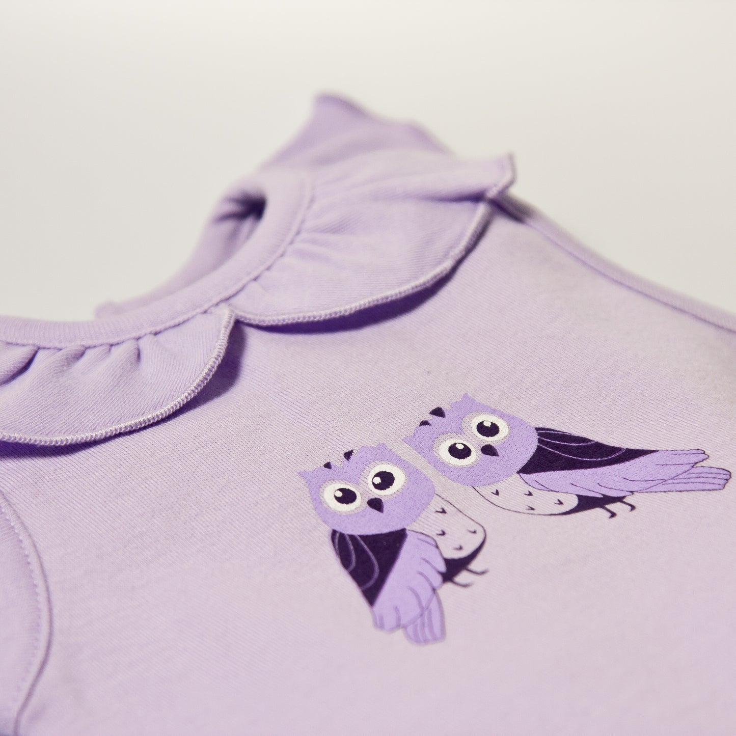 Baby Girl Ruffled Collar Bodysuit