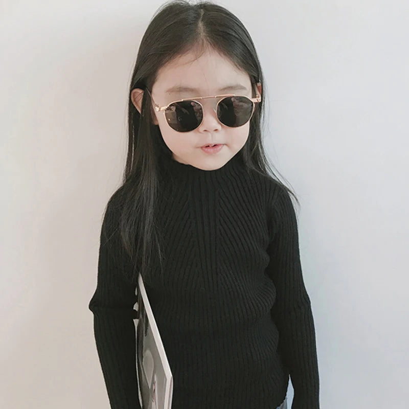 Kids Unisex Ribbed Sweater Pullover